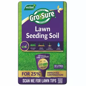 Gro-Sure Lawn Seed Soil 30L