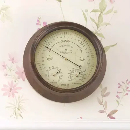 Westminster Barometer & Thermometer 8.5" - image 1