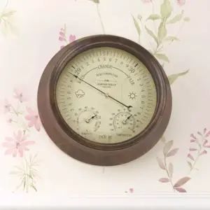 Westminster Barometer & Thermometer 8.5" - image 2