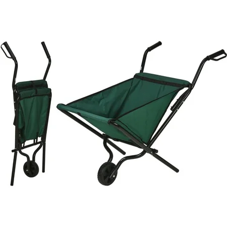 WHEEL BARROW FOLDABLE GREEN - image 2