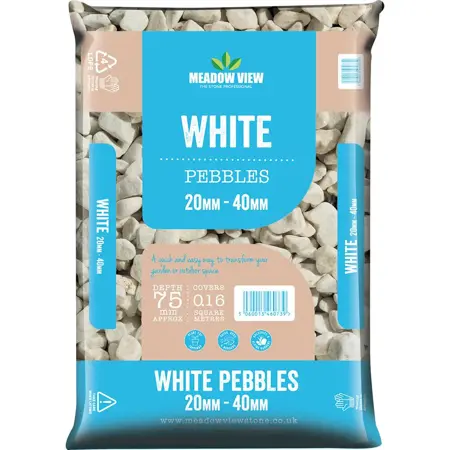 White Pebbles 20-40Mm - image 1