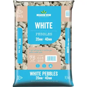 White Pebbles 20-40Mm