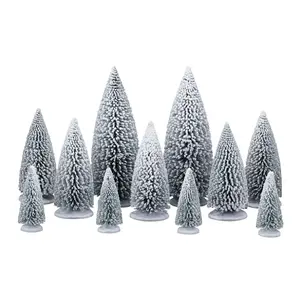WHITE PINE TREES, SET OF 11