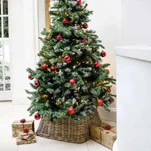 Wicker Tree Skirt Square H26cm W55cm - image 1