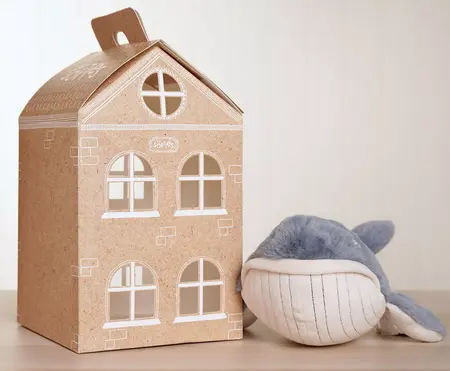 Wilfred The Plush Dark Blue Whale 28 cm - image 5