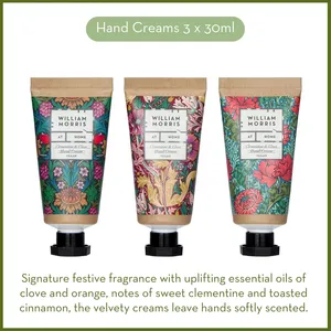 William Morris Clementine & Clove Hand Cream Trio 3 x 30ml - image 3