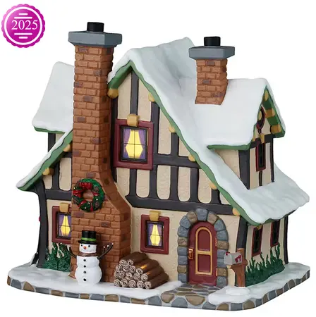 WINTER HOLIDAY LODGE, INCL. ADAPTOR 44338, 100 mA (WHITE) - image 1
