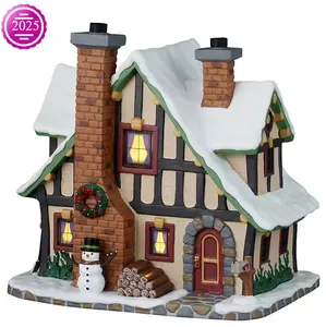 WINTER HOLIDAY LODGE, INCL. ADAPTOR 44338, 100 mA (WHITE) - image 1