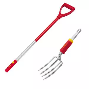 WOLF-Garten Hand Fork & D-Grip Handle Set