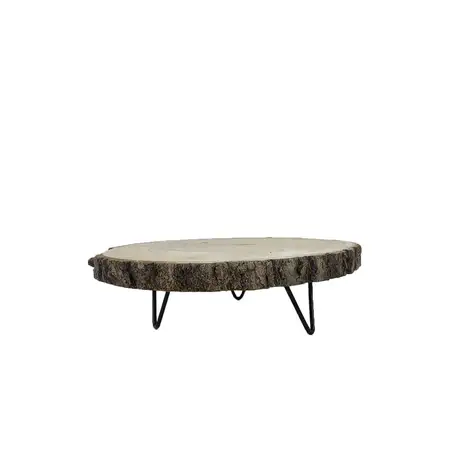 Wooden Disc w/Legs 24cm