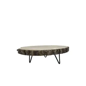 Wooden Disc w/Legs 24cm