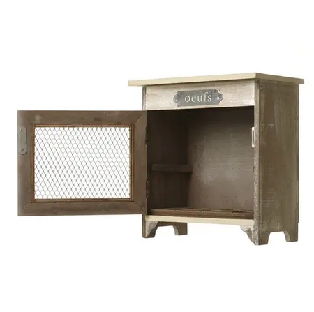 Wooden Egg Cupboard With Mesh Door - image 3