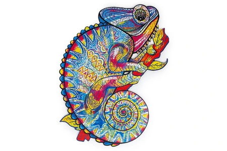 Wooden Puzzle - Chameleon (NEW) - image 2
