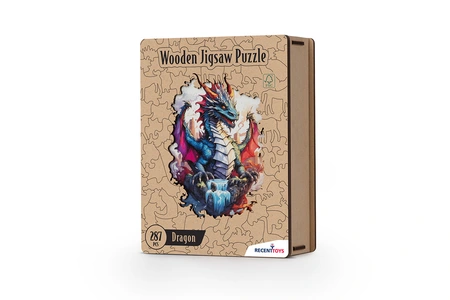 Wooden Puzzle - Dragon (NEW) - image 1