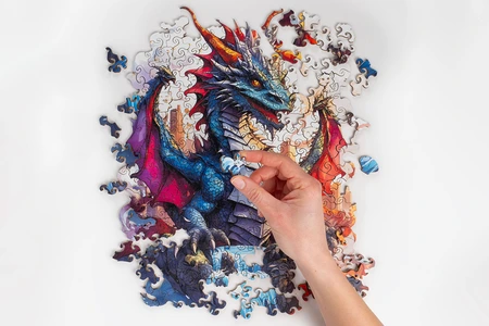 Wooden Puzzle - Dragon (NEW) - image 3