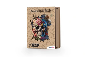 Woden Puzzle - Skull (NEW) - image 1