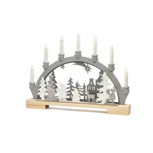 Wooden silhouette, 7 candl.10 - image 1