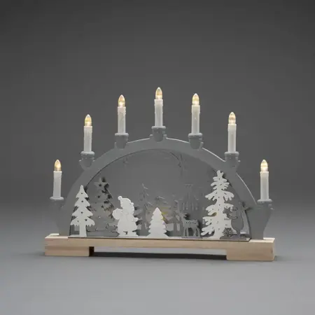 Wooden silhouette, 7 candl.10 - image 3