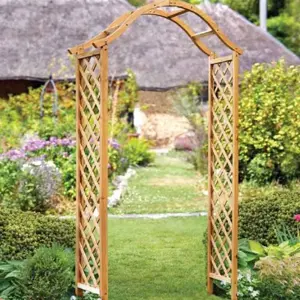 Woodland Garden Arch – Tan (2.21m)
