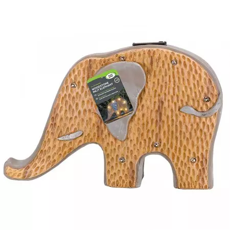 Woodstone In-Lit Elephant - image 2