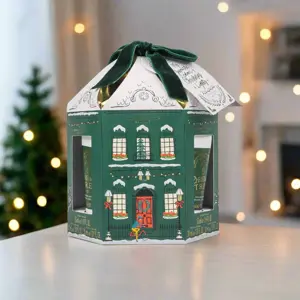 Xmas 25 Mini Pamper Set Green Snow House (Green Mesh Sponge ) 50ml BW 30ml BC 30ml HC Green - image 2