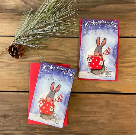 Xnc07 Christmas Rabbit