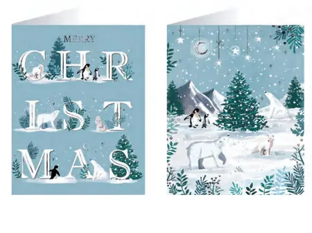 XTOMBCC4A403-Tom Smith Cards Luxury Boxed Artic Animals - image 1