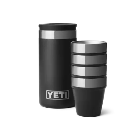 YETI SHOT GLASSES & CASE BLACK