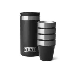 YETI SHOT GLASSES & CASE BLACK