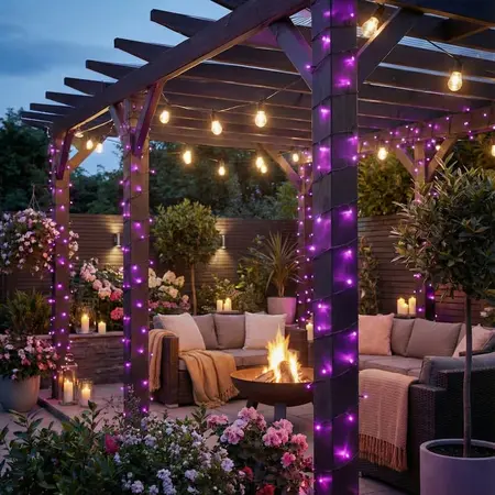 Zesty Fairy Lights Purple