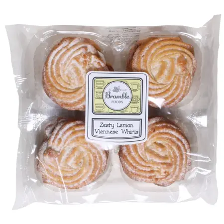 Zesty Lemon Viennese Whirls 4pk